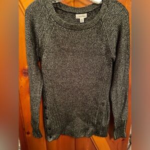 Calvin Klein women’s sweater. Heavy. Luxurious. Grey. Small. New with tags.